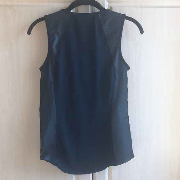 Fabletics corset style black lace up tank - Picture 6 of 16